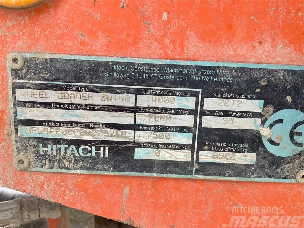 Hitachi ZW140 Фронтальні навантажувачі