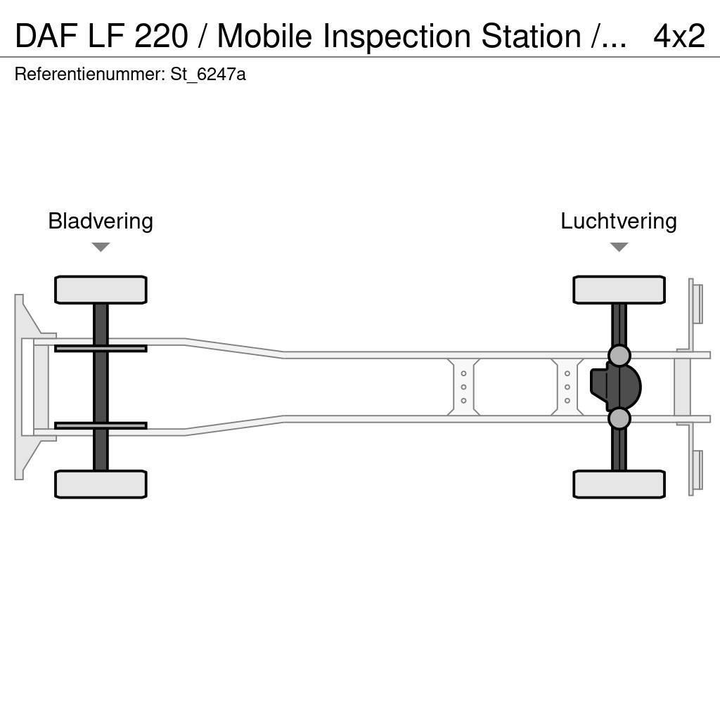 DAF LF 220 / Mobile Inspection Station / APK / TUV / M Вантажівки-платформи/бокове розвантаження