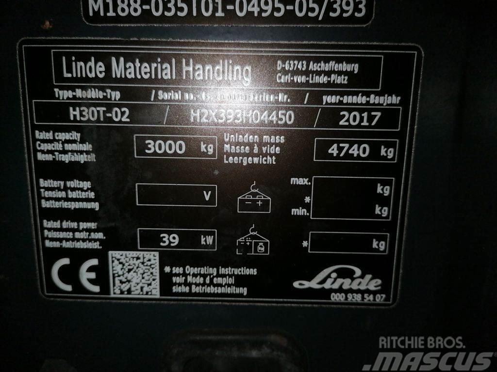 Linde H30T-02 Газові навантажувачі