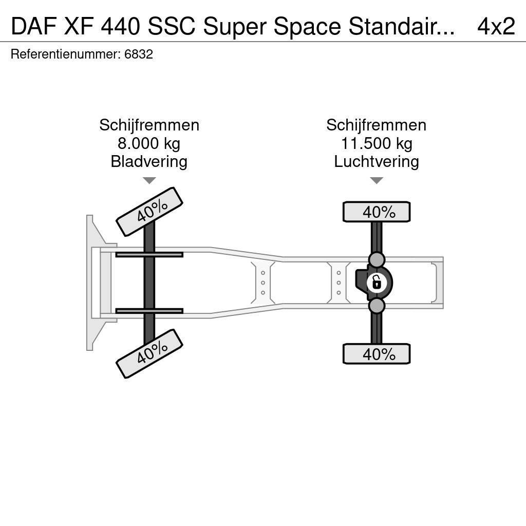DAF XF 440 SSC Super Space Standairco Alcoa NL Truck Тягачі