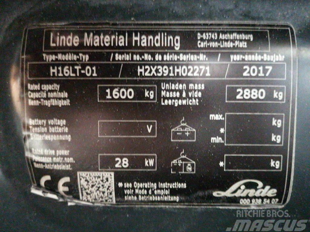Linde H16LT-01 Газові навантажувачі