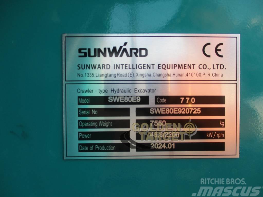 Sunward SWE80E9 Mini Hydraulic Excavator Міні-екскаватори < 7т