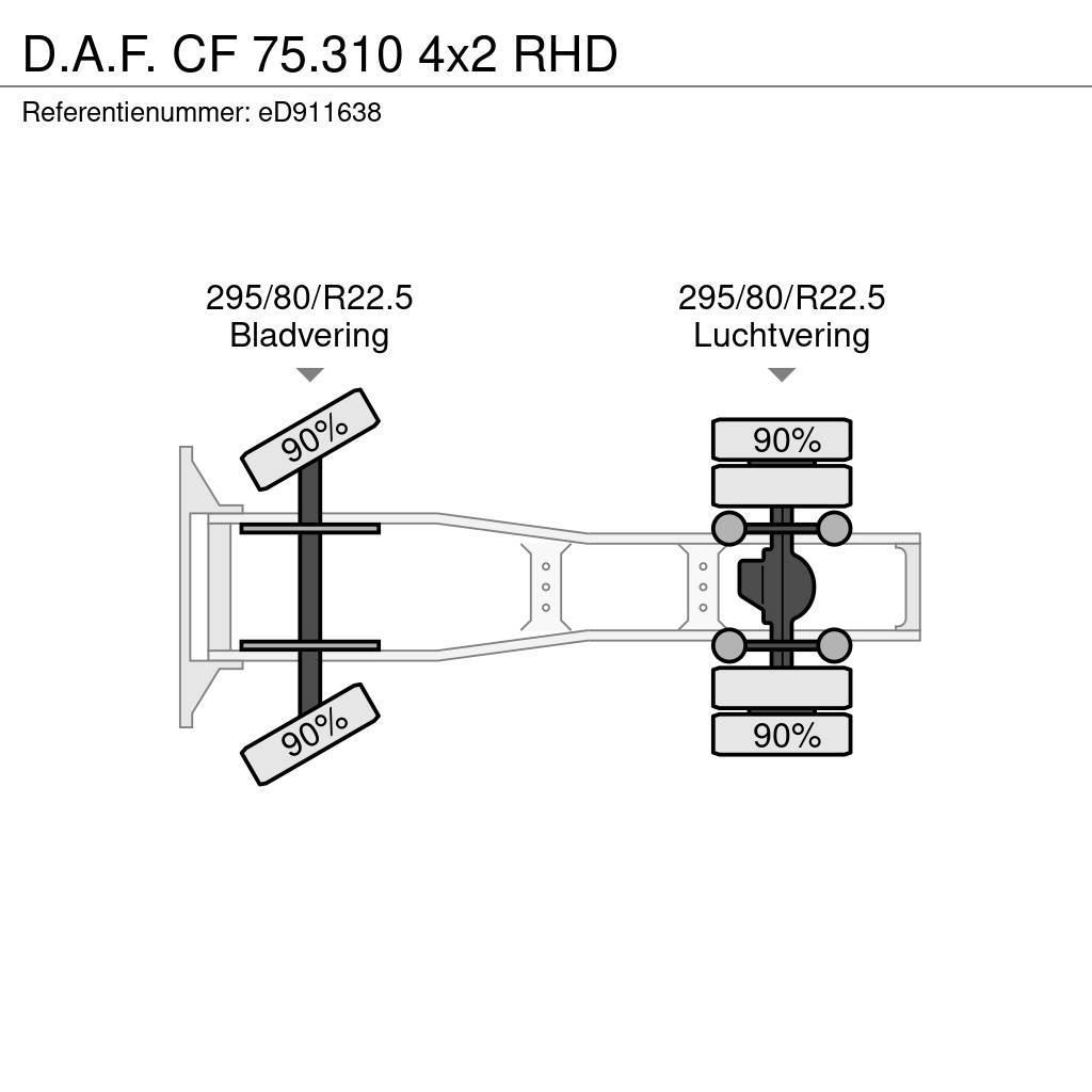 DAF CF 75.310 4x2 RHD Тягачі