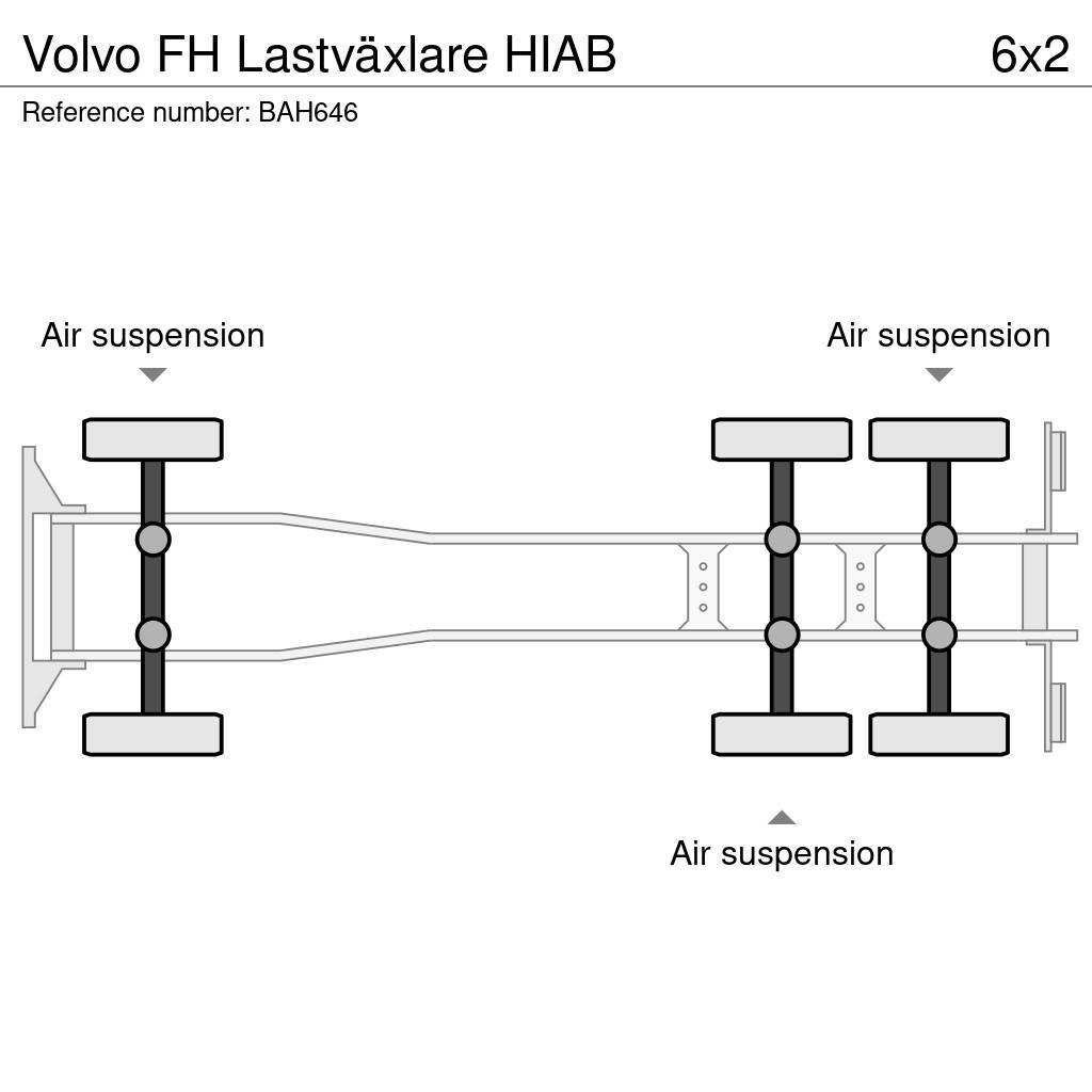 Volvo FH Lastväxlare HIAB Вантажівки з гаковим підйомом