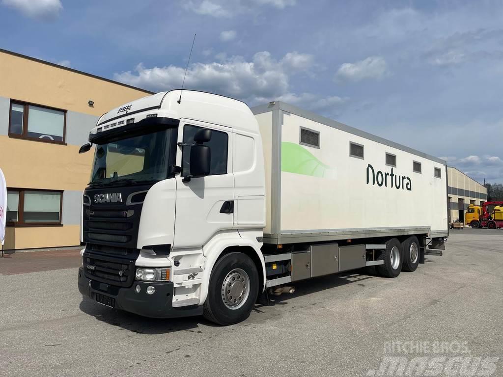 Scania R580 6X2 EURO6 + RETARDER Автотранспорт для перевезення тварин