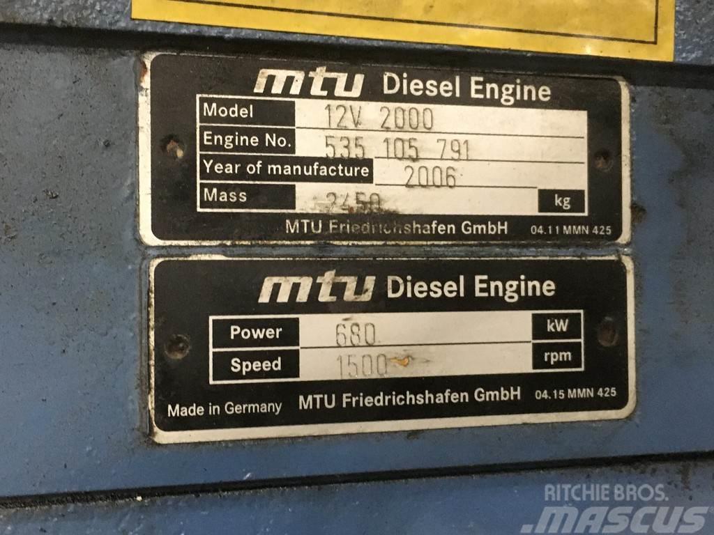 MTU 12V2000 FOR PARTS Двигуни