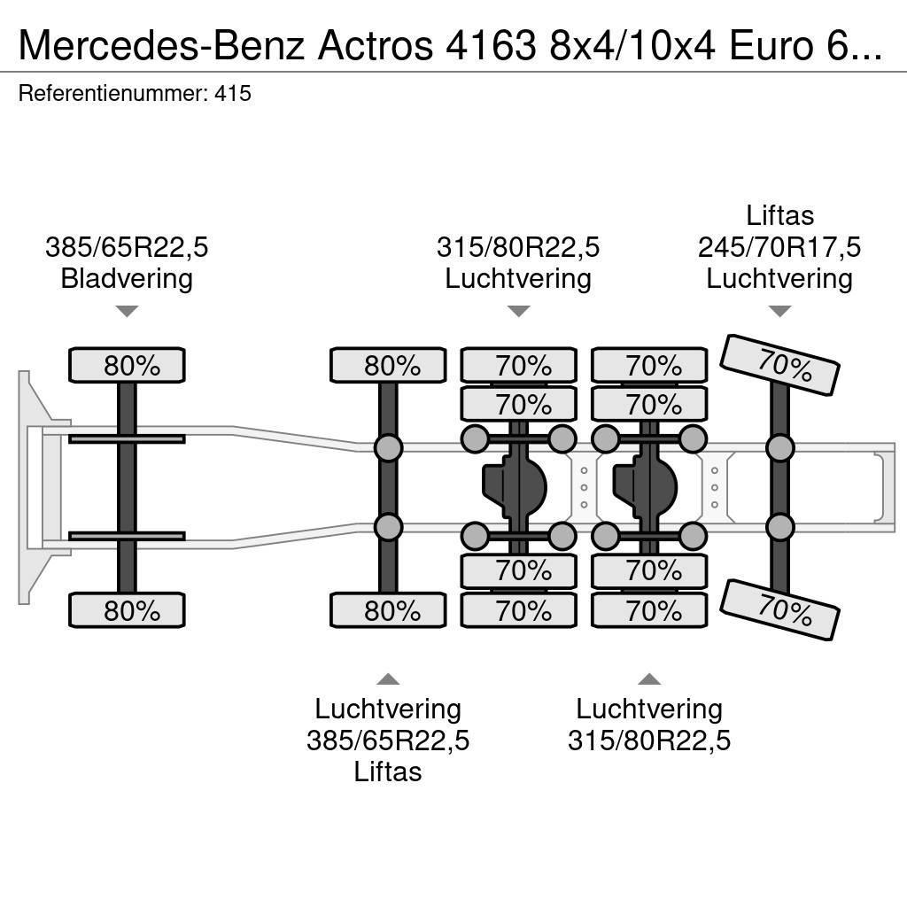 Mercedes-Benz Actros 4163 8x4/10x4 Euro 6 Titan Andockanhanger H Тягачі
