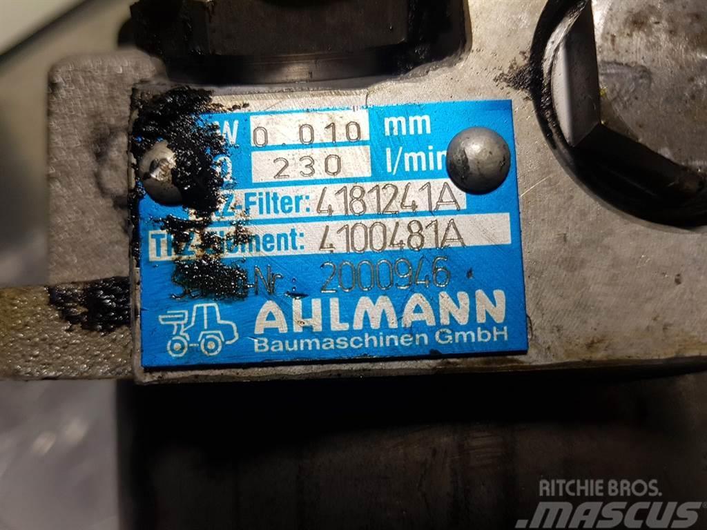 Ahlmann AZ 150 - 4181241A - Filter Гідравліка