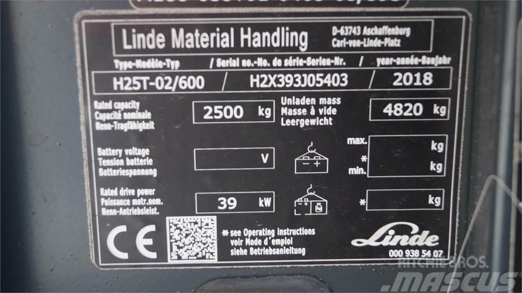 Linde H25T/600 Газові навантажувачі