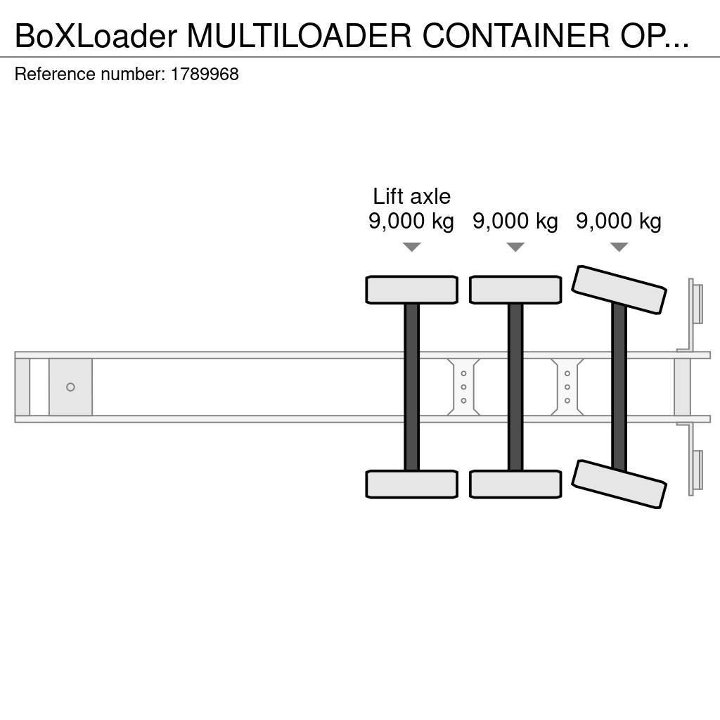  BOXLOADER MULTILOADER CONTAINER OPLEGGER/TRAILER/A Напівпричепи для перевезення контейнерів