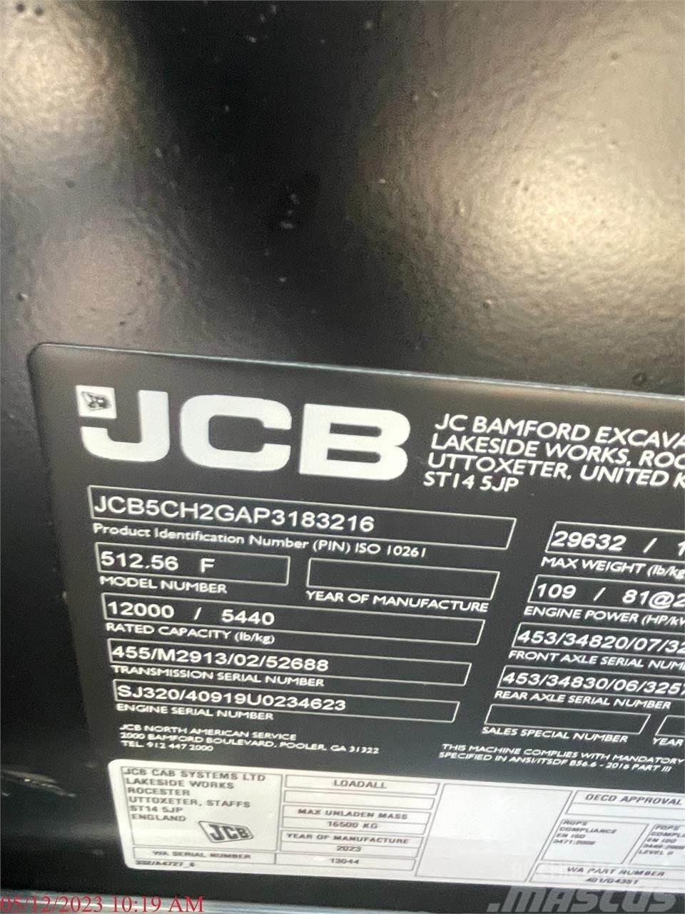 JCB 512-56 Телескопічні навантажувачі