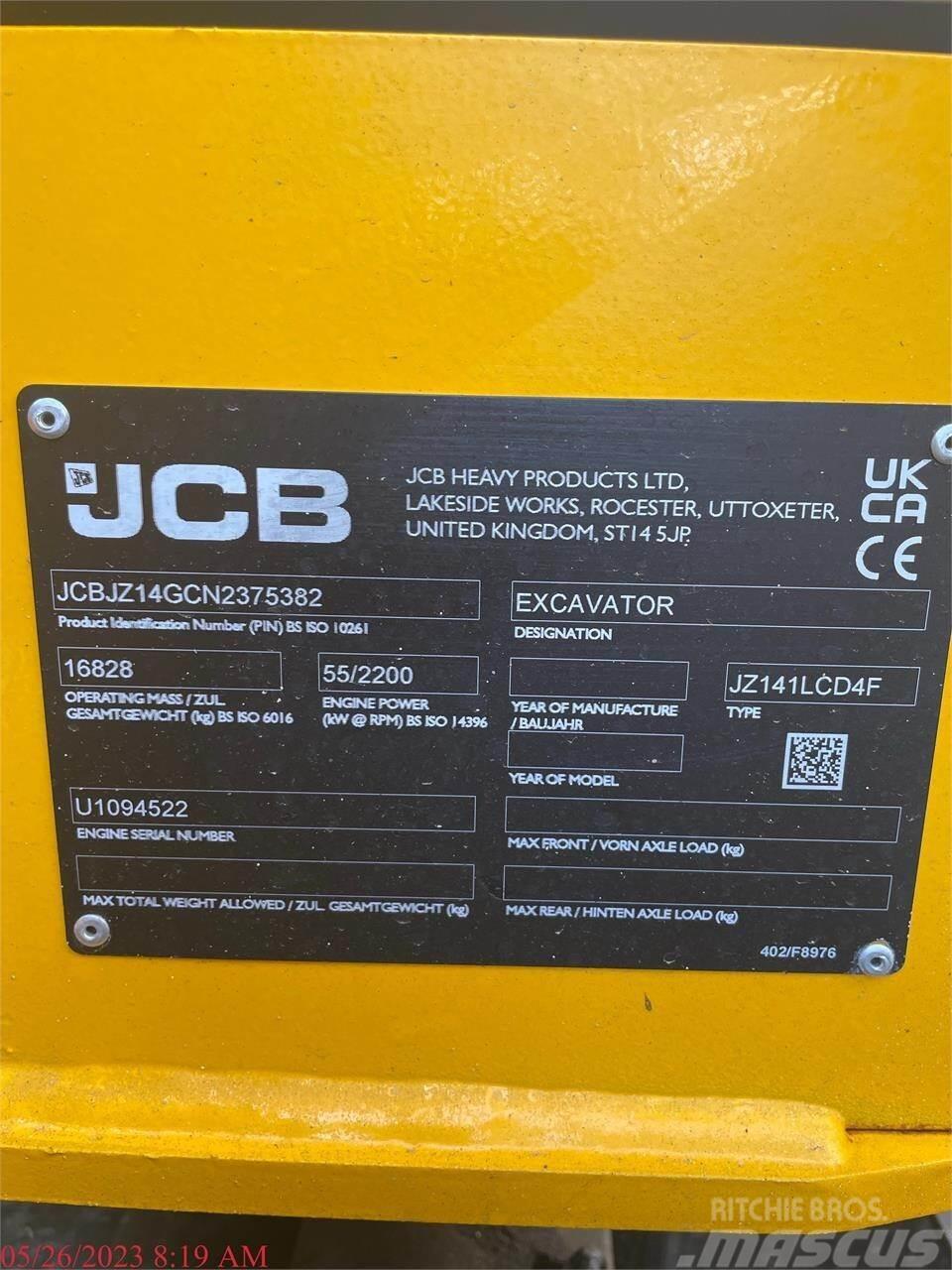 JCB JZ141 LC Гусеничні екскаватори