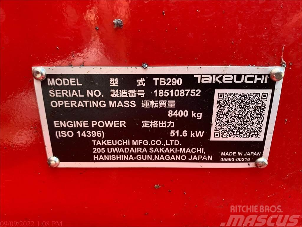 Takeuchi TB290 Гусеничні екскаватори