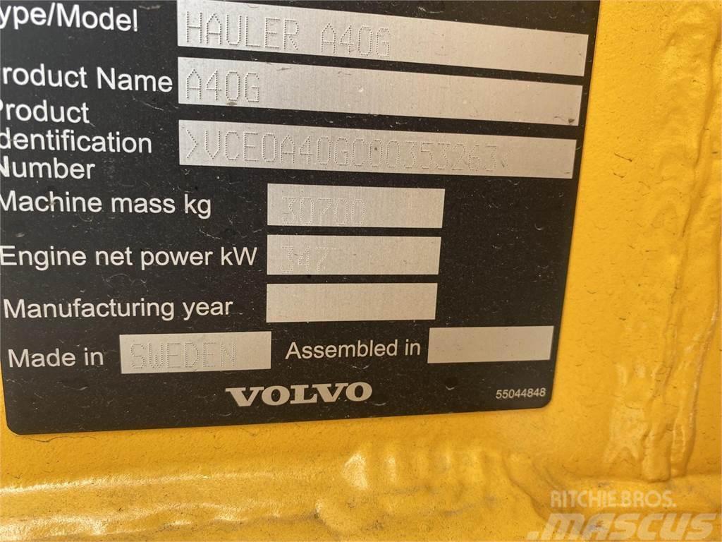 Volvo A40G Зчленовані самоскиди