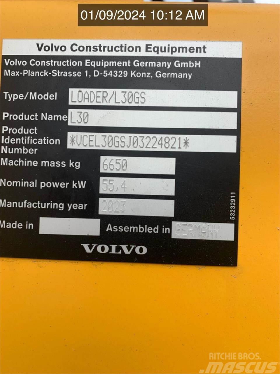 Volvo L30GS Фронтальні навантажувачі