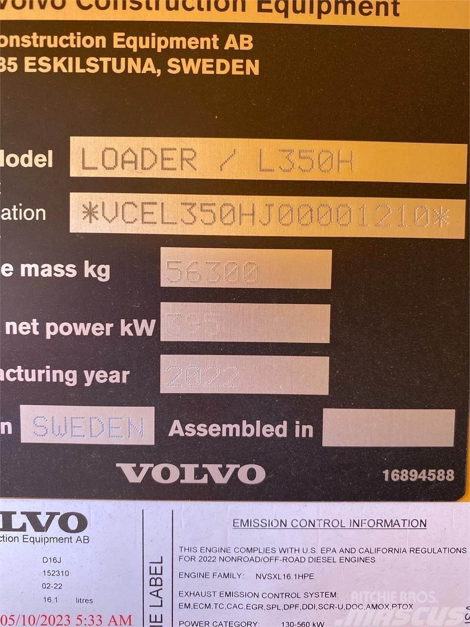 Volvo L350H Фронтальні навантажувачі