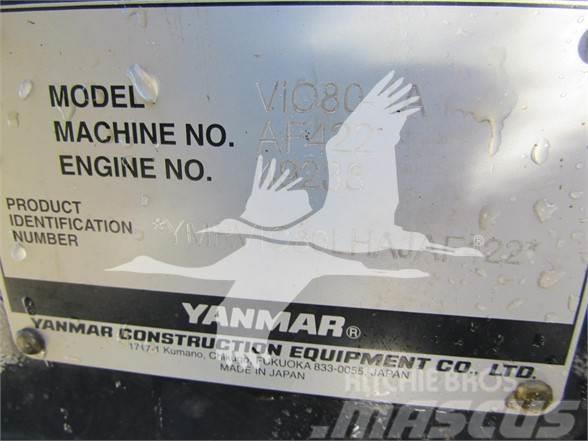 Yanmar VIO80-1A Гусеничні екскаватори