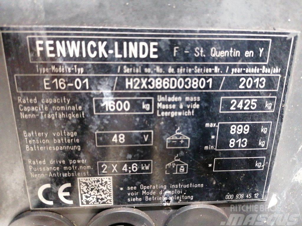 Linde E16-01 Electric forklift trucks