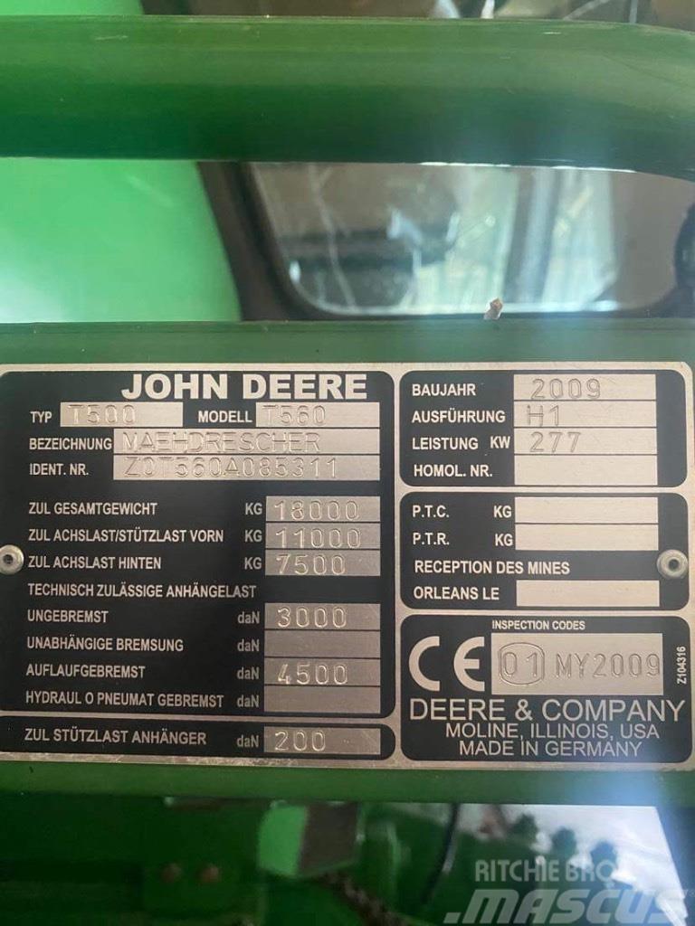 John Deere T 560 Зернозбиральні комбайни