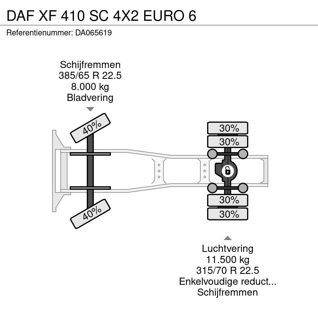 DAF XF 410 SC 4X2 EURO 6 Тягачі