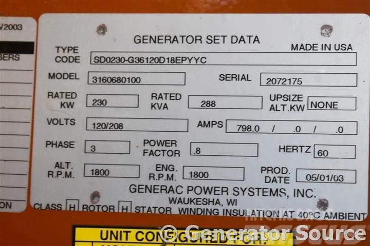 Generac 230 kW - JUST ARRIVED Дизельні генератори