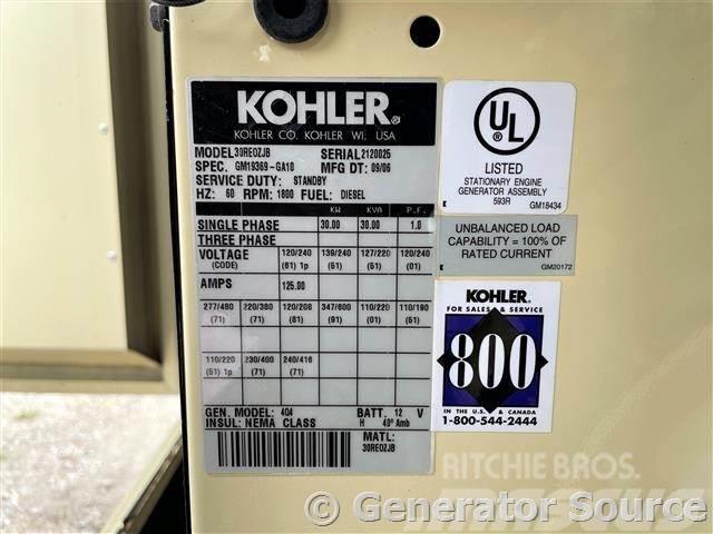 Kohler 30 kW Дизельні генератори