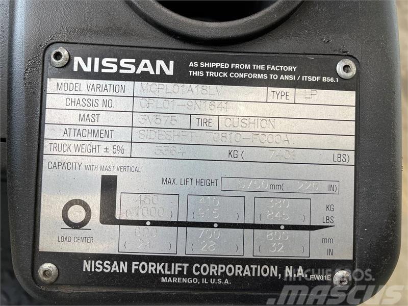 Nissan MCPL01A18LV Інше