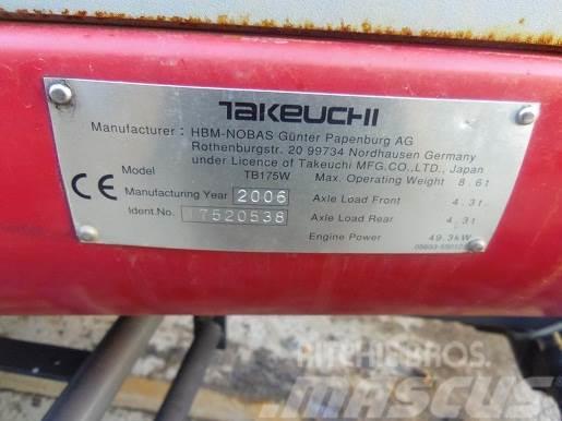 Takeuchi TB175W MINI EXCAVATOR. THIS MACHINE IS FIRE DAMA Міні-екскаватори < 7т