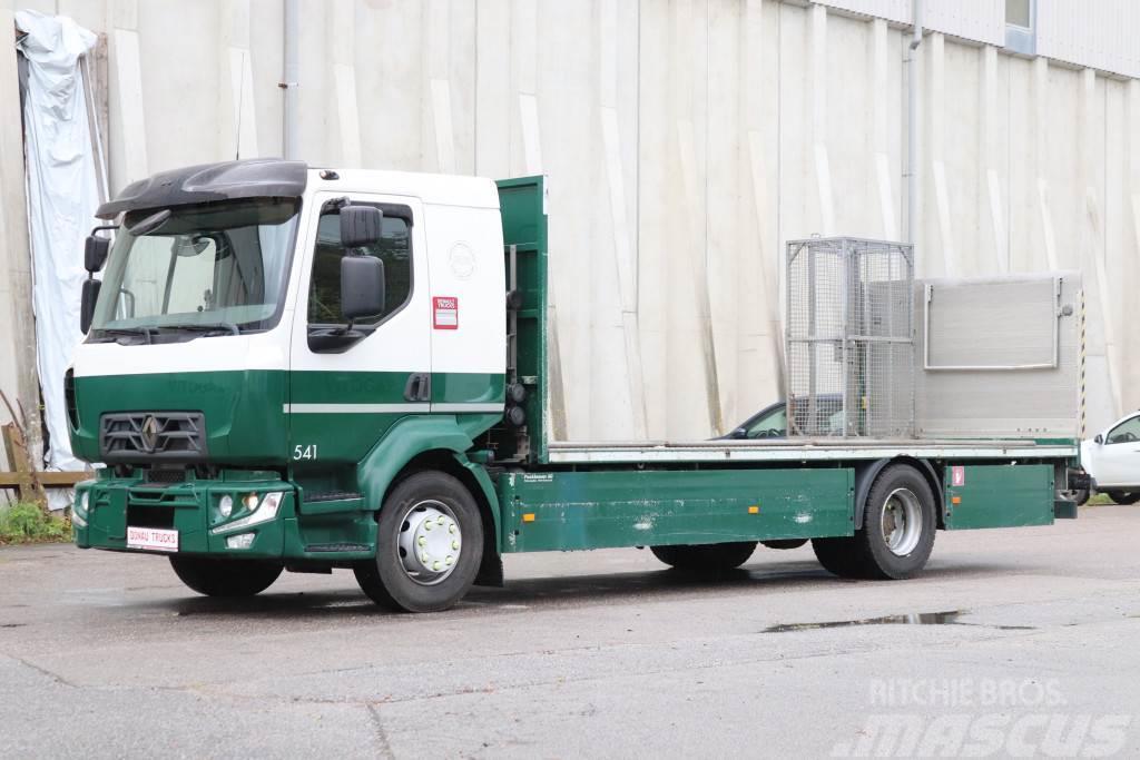 Renault D16.280 E6 ADR LBW Transport von Gas Flaschen Вантажівки-платформи/бокове розвантаження