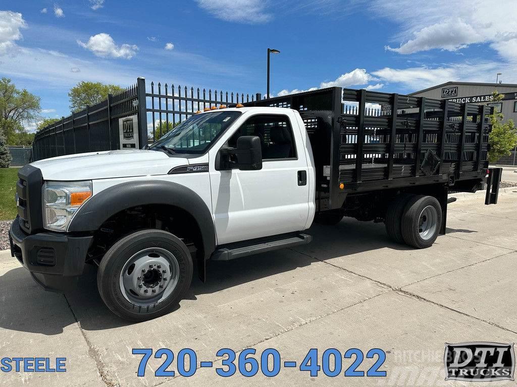 Ford F450 XL Super Duty 12ft Flatbed With 2,000lb Lift  Flatbed / Dropside trucks