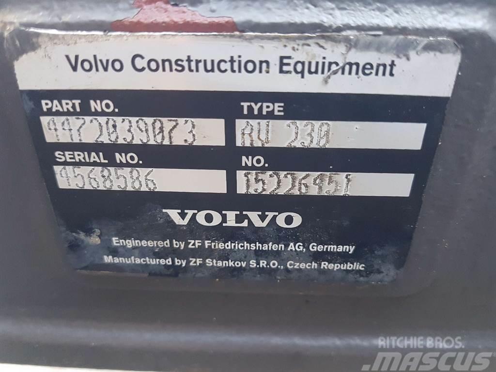 Volvo L30G-VOE15226451-ZF AV-230-Axle/Achse/As Осі
