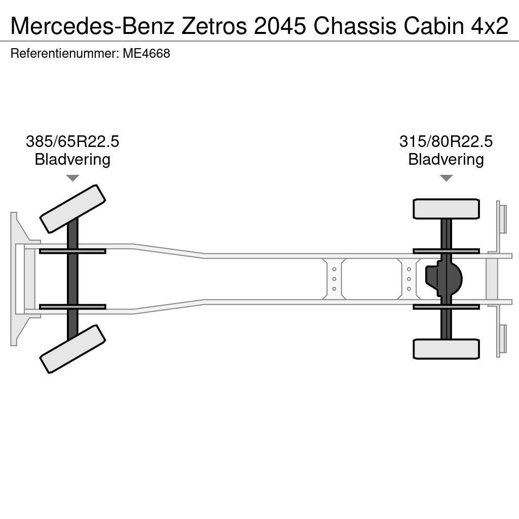Mercedes-Benz Zetros 2045 Chassis Cabin Шасі з кабіною