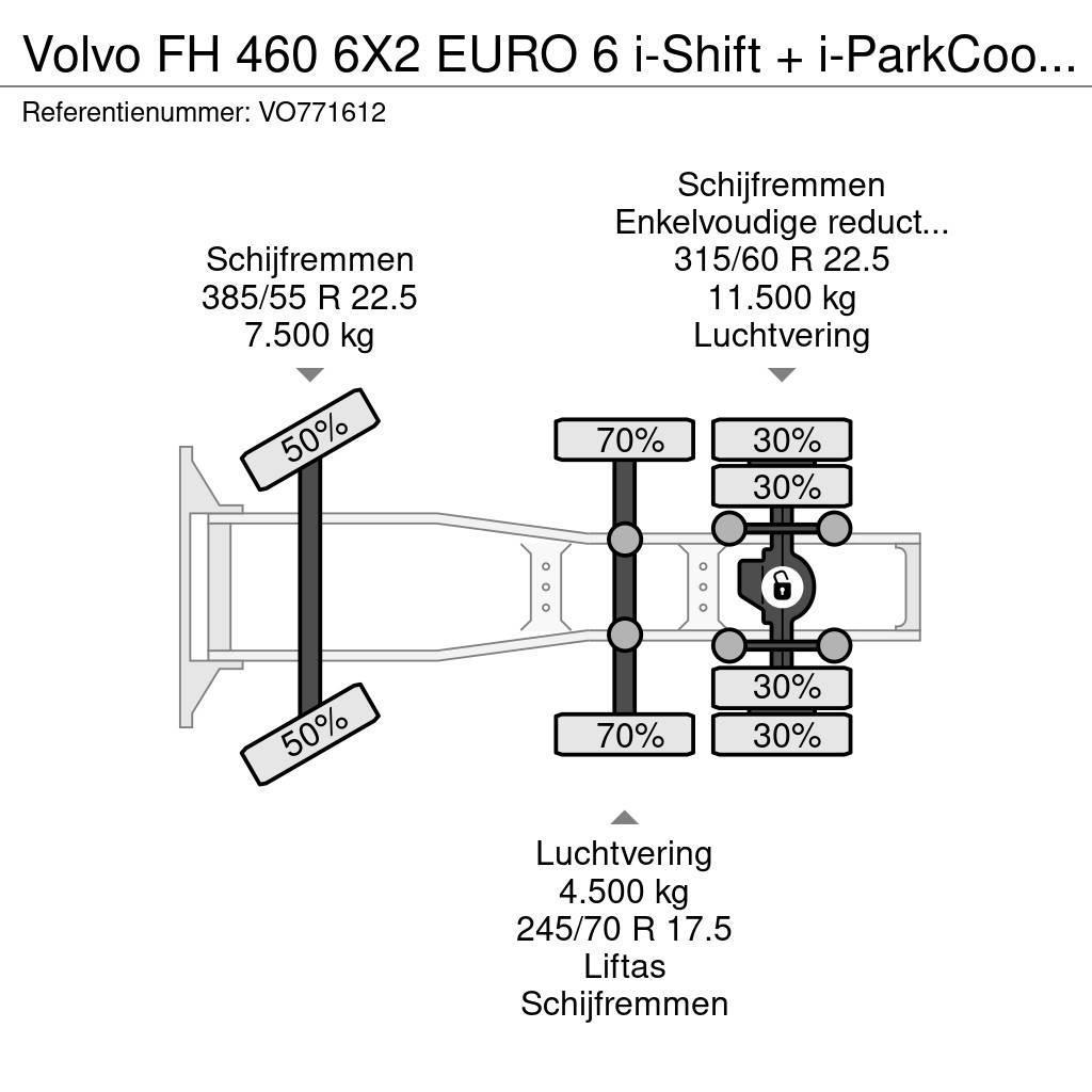 Volvo FH 460 6X2 EURO 6 i-Shift + i-ParkCool + TIPPER HY Тягачі