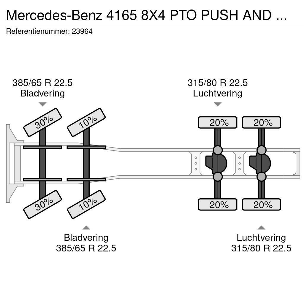 Mercedes-Benz 4165 8X4 PTO PUSH AND PULL 510.000KM Тягачі
