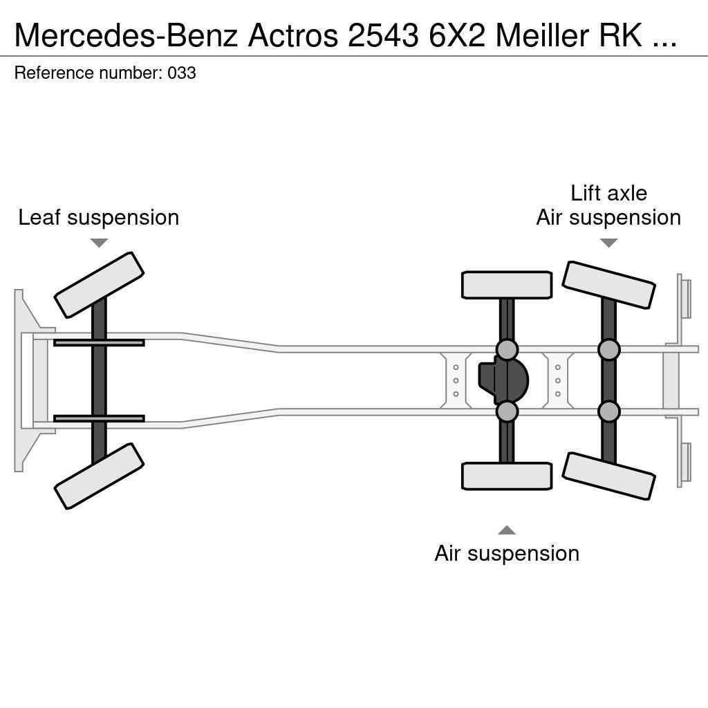 Mercedes-Benz Actros 2543 6X2 Meiller RK 20.65 /Lenk+Liftachse Вантажівки з гаковим підйомом