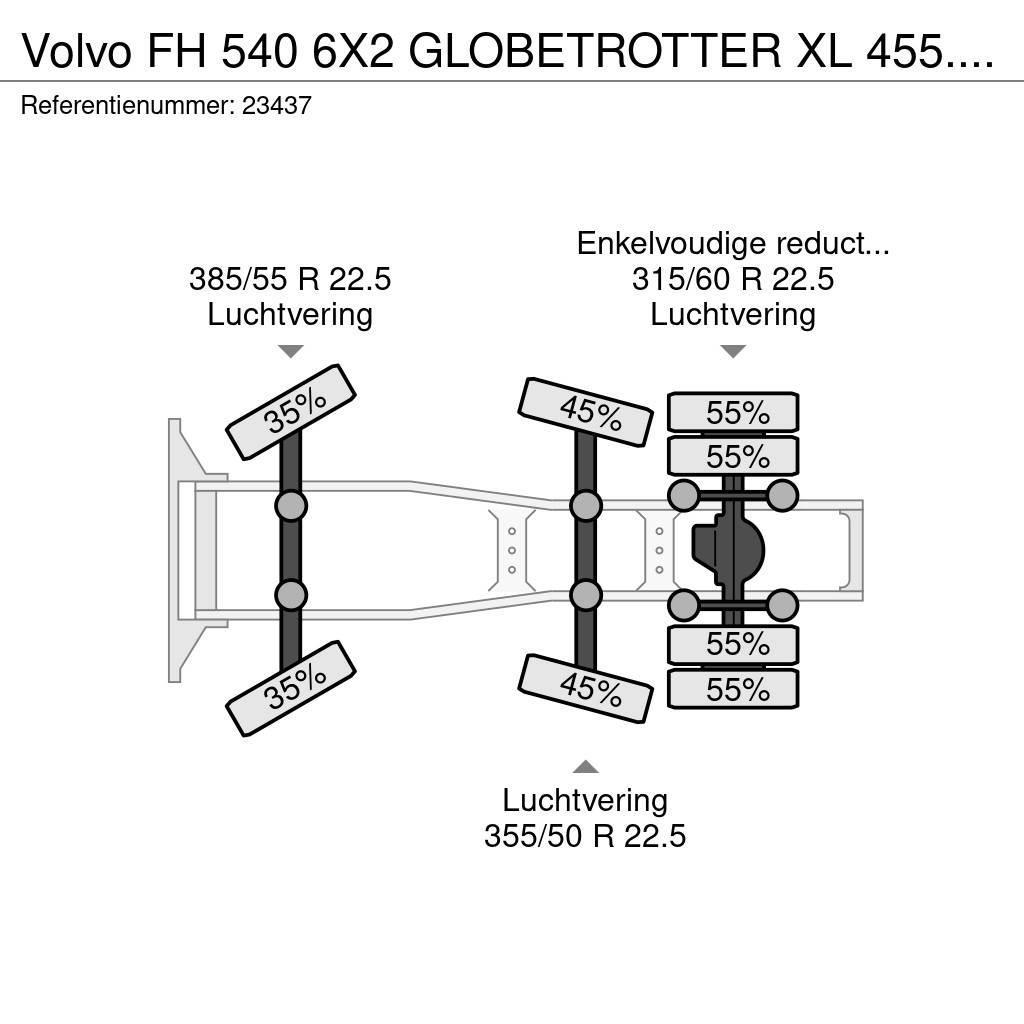 Volvo FH 540 6X2 GLOBETROTTER XL 455.000KM Тягачі