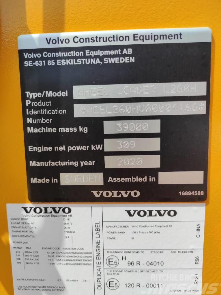 Volvo Wheel Loader L260H Фронтальні навантажувачі