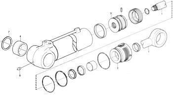 Volvo Kit reparare cilindru hidraulic - VOE15173429 Гідравліка