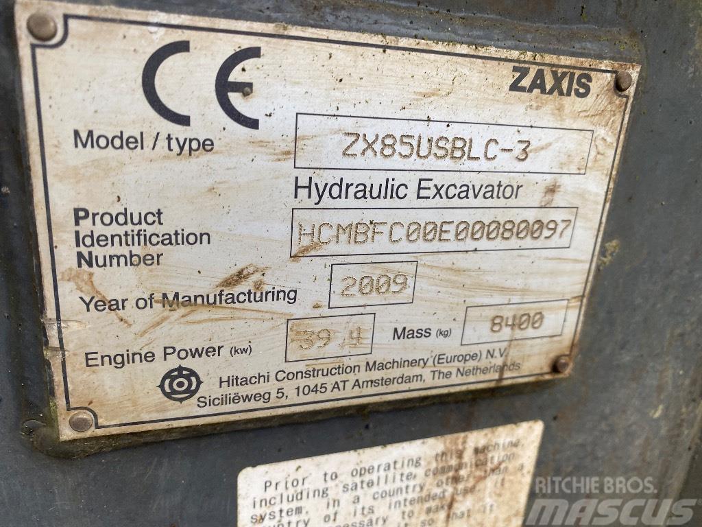 Hitachi ZX 85 US B LC-3 Середні екскаватори 7т. - 12т.