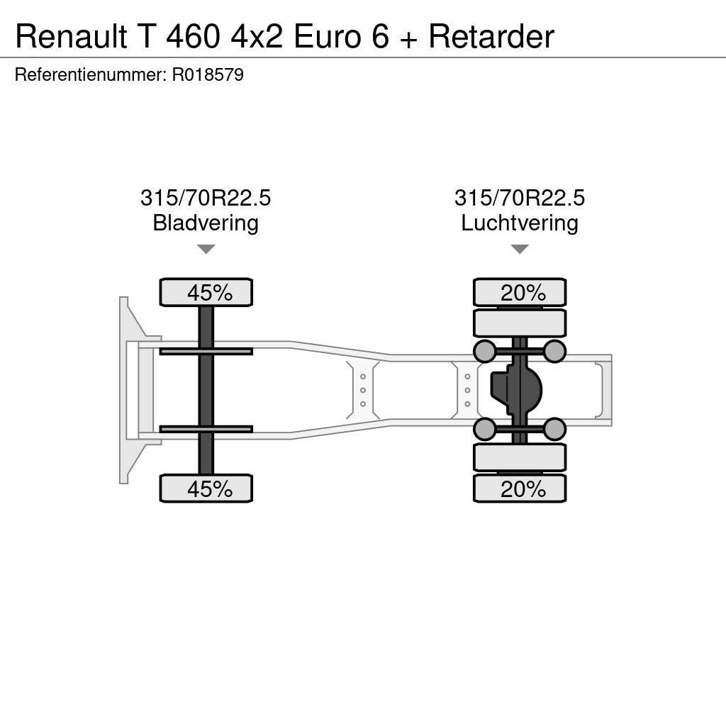 Renault T 460 4x2 Euro 6 + Retarder Тягачі