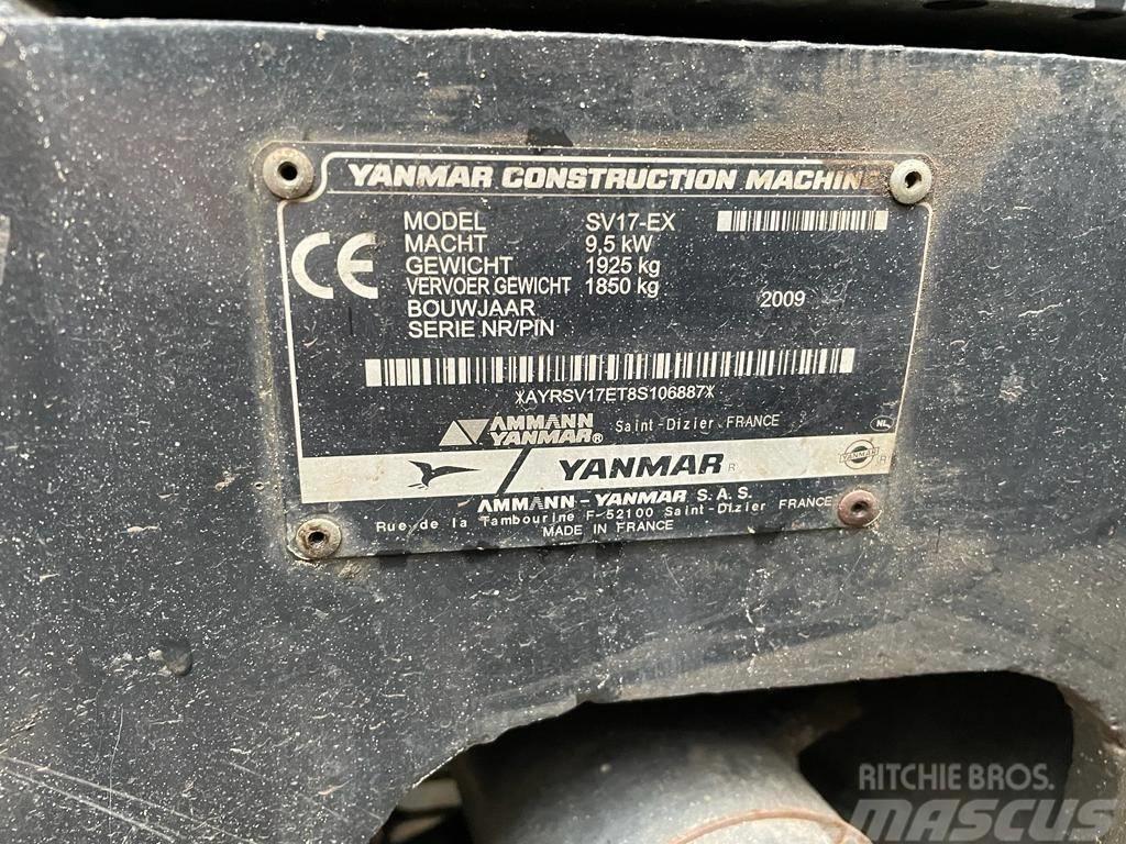Yanmar SV 17 EX Міні-екскаватори < 7т