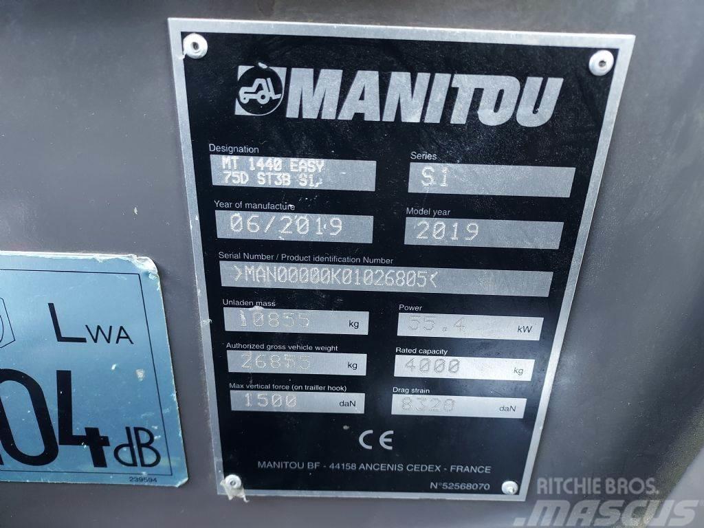 Manitou MT 1440Easy Телескопічні навантажувачі
