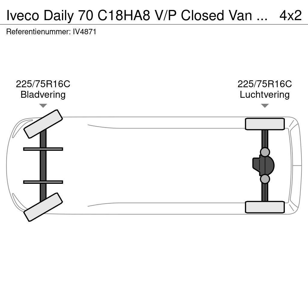 Iveco Daily 70 C18HA8 V/P Closed Van (3 units) Контейнер