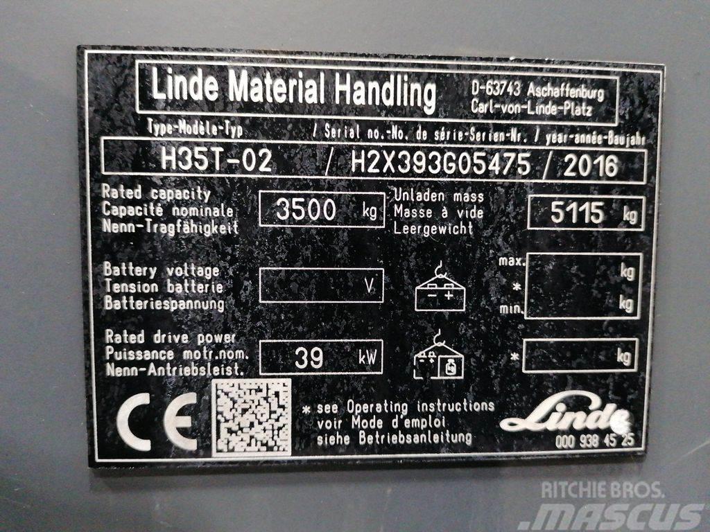 Linde H35T-02 Газові навантажувачі