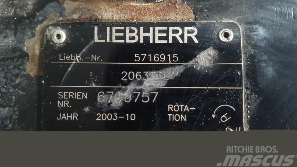 Liebherr 5716915 - L574/L580 - Drive pump/Fahrpumpe/Rijpomp Гідравліка