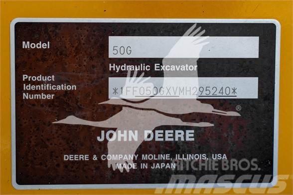 John Deere 50G Міні-екскаватори < 7т