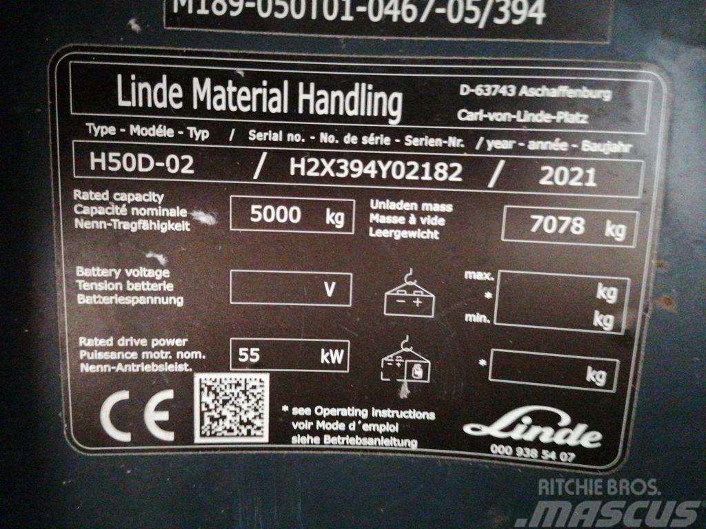 Linde H50D-02 Дизельні навантажувачі