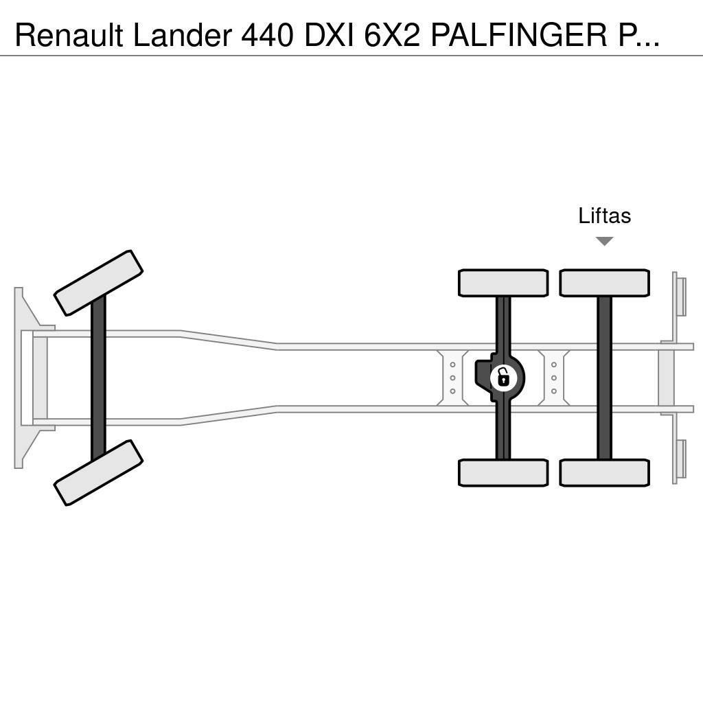 Renault Lander 440 DXI 6X2 PALFINGER PK12000 All terrain cranes