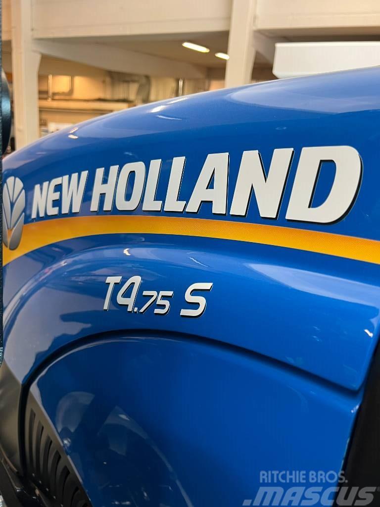 New Holland T4.75 S, Quicke X2S lastare omg.lev! Трактори