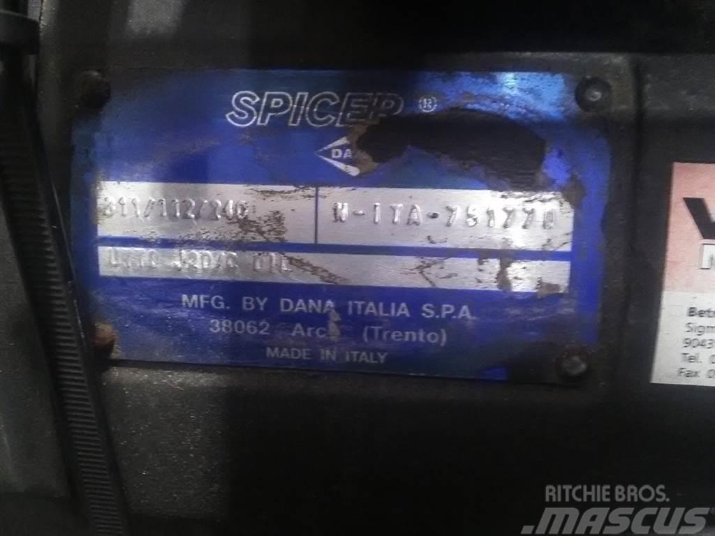 Spicer Dana 311/112/240 - Axle/Achse/As Осі